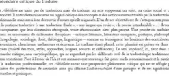 Abécédaire critique du traduire