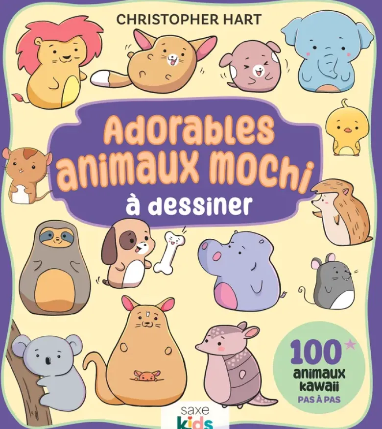 Adorables animaux mochi à dessiner
