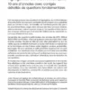 Agrégation de mathématiques - 10 ans d’annales avec corrigés détaillés de questions fondamentales
