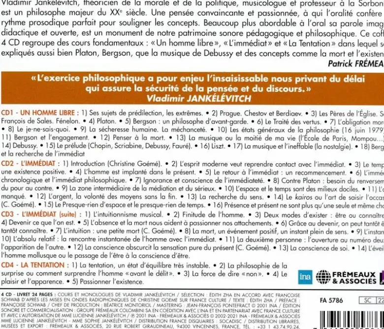 AlbumCD 12 CM LP Cours Et Monologues (1959-1962)