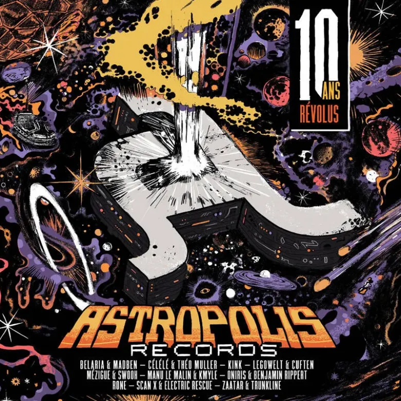 Album2 LP Astropolis Records 10Ans Revolus