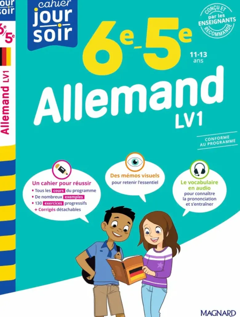 Allemand 6e-5e LV1 - Cahier Jour Soir