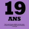 19 ans