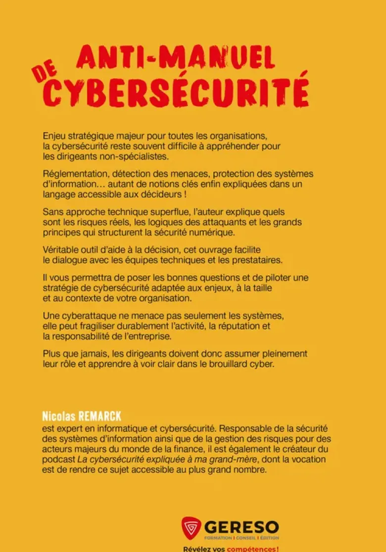 Anti-manuel de cybersécurité