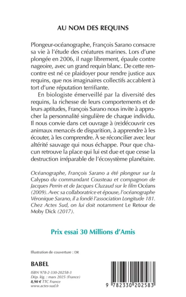 Au nom des requins