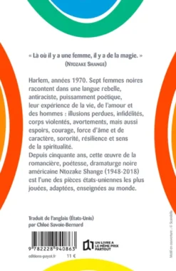 Aux filles de couleur qui ont déjà pensé au suicide / quand l'arc-en-ciel est sufizan