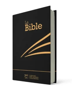 Bible Sedond 21 compacte couverture rigide Skivertex noir