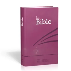 Bible Segond 21 compacte motif prune