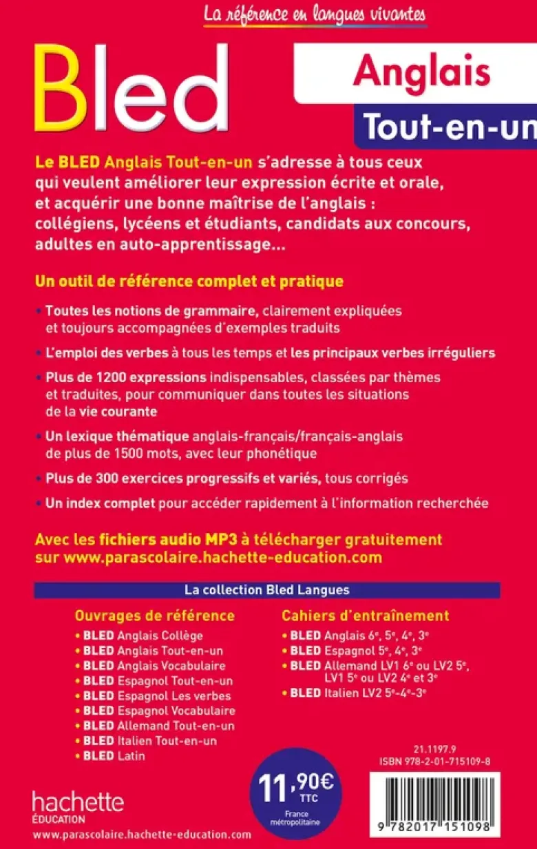 Bled Anglais Tout en Un