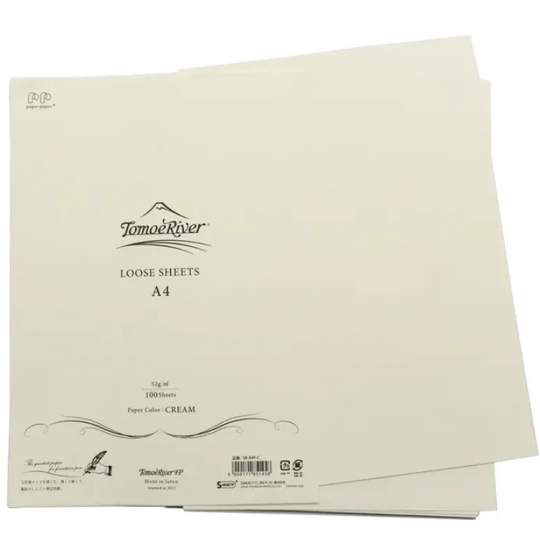 Bloc de feuilles A4 52gm Créme