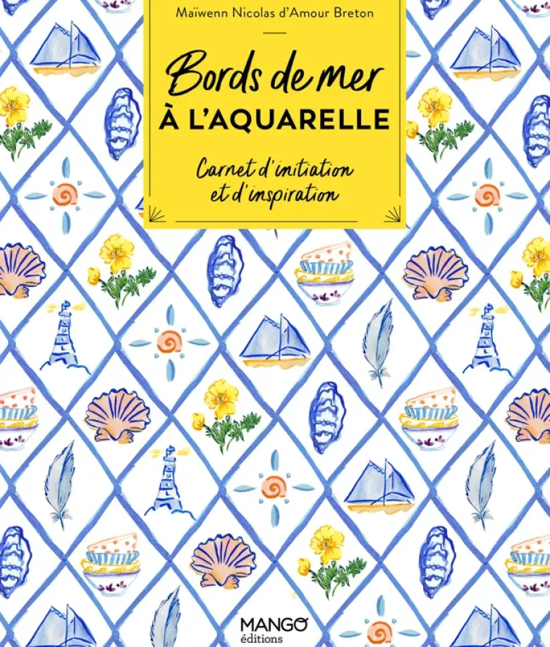 Bords de mer à l'aquarelle