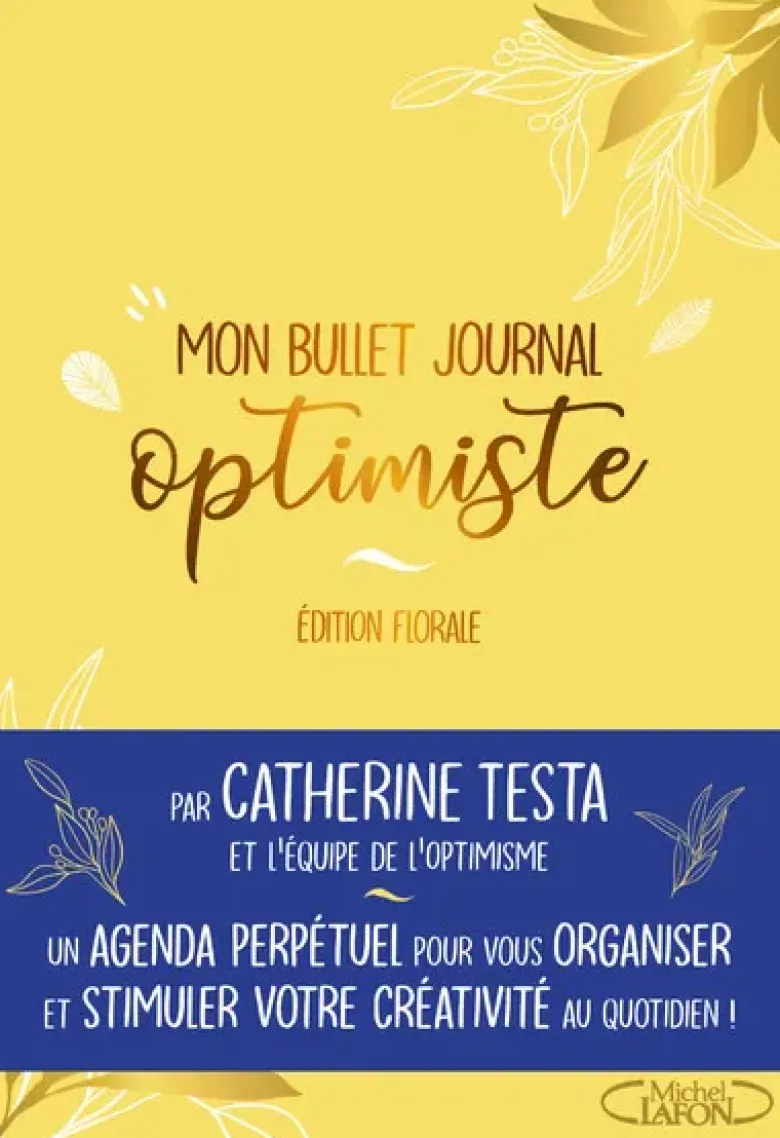Bullet journal optimiste A5 - Edition Florale - Agenda et carnet de notes A5 - To do list et organisation - créativité et bonheur as