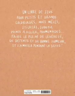 Cahier d'activités Sieste