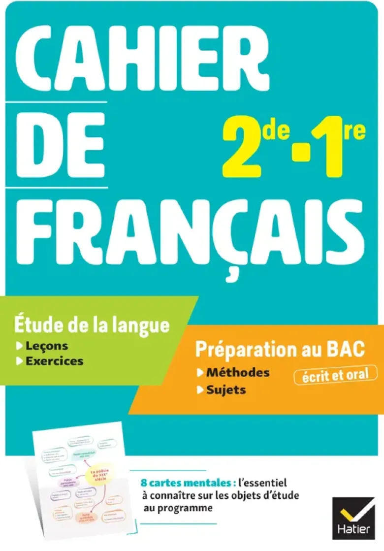 Cahier Français 2de/1re - Ed. 2025 - Cahier élève