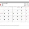 Calendrier 2027 - S