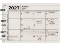 Calendrier 2027 - XS
