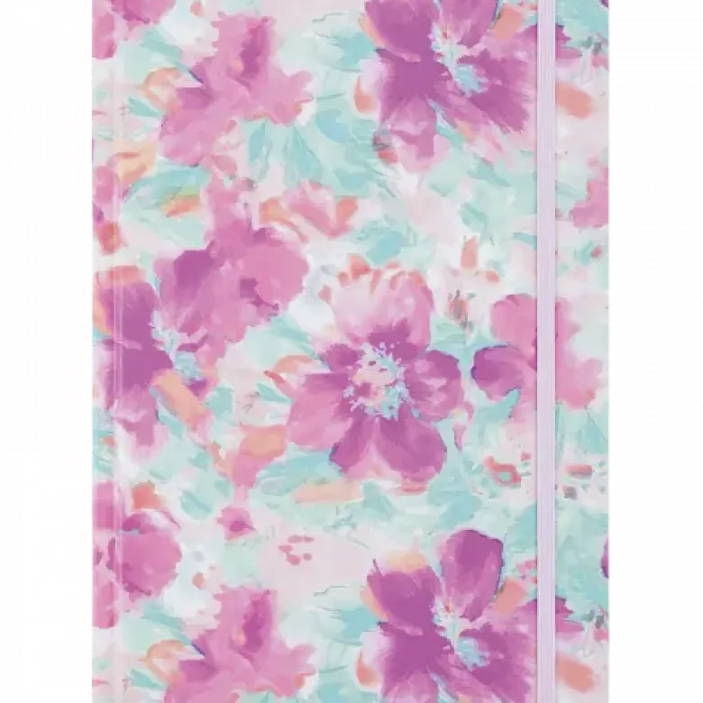 Carnet A5 Caracas Fleurs Roses