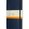 Carnet grand format souple - Pages lignées - Marine
