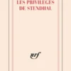 Carnet "Les privilèges de Stendhal" (papeterie)