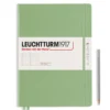 Carnet Master Slim (A4+), couverture rigide, 123 pages numérotées, Sauge, pointillé