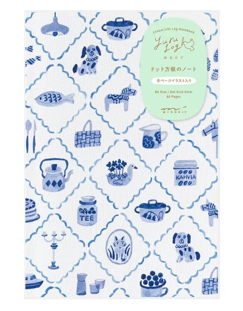 Carnet Yuru Log – Bleu Nordique