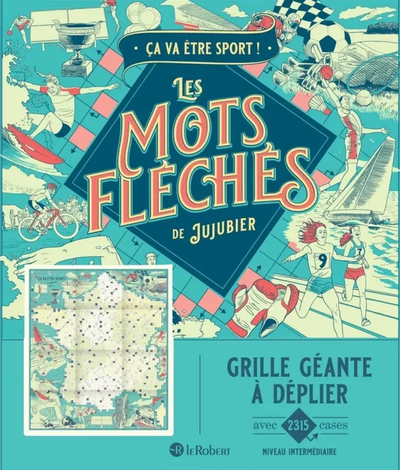 Ca va être sport ! - Les mots fléchés de Jujubier - Grille géante