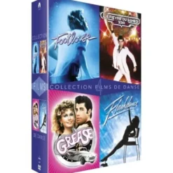 Coffret Paramount Collection Danse : Footloose + La fièvre du samedi soir + Flashdance + Grease - DV