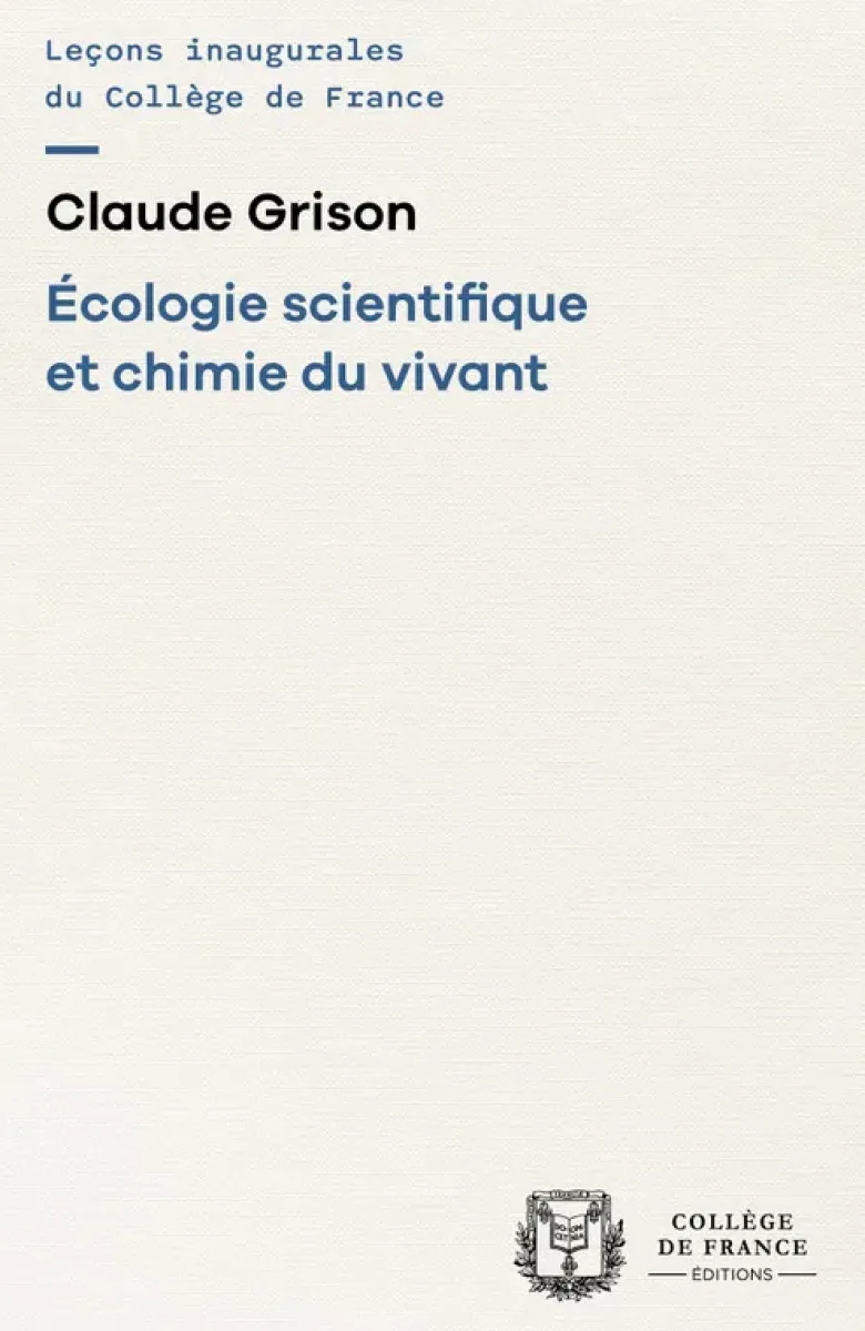 Écologie scientifique et chimie du vivant