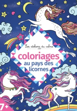 Coloriages au pays des licornes