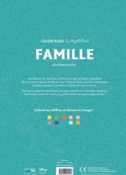 Coloriages mystères Disney - Famille
