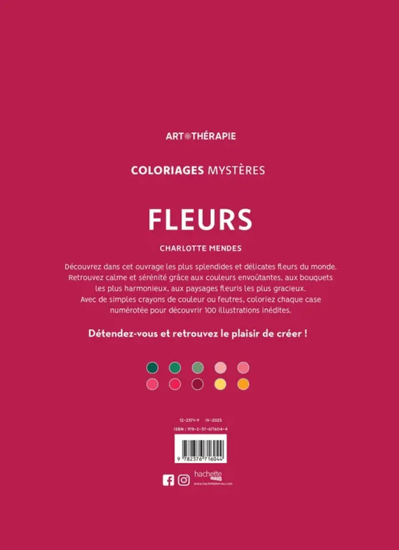 Coloriages mystères - Fleurs