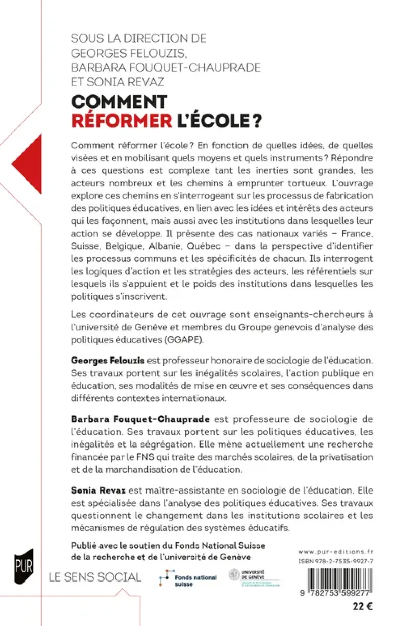 Comment réformer l'école ?
