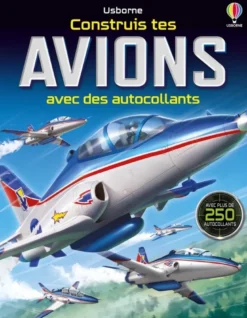 Construis tes avions avec des autocollants - Dès 5 ans