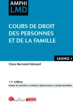 Cours de droit des personnes et de la famille