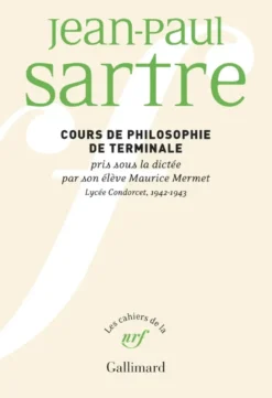 Cours de philosophie de terminale pris sous la dictée par son élève Maurice Mermet