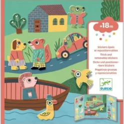 Créer avec des stickers - Les animaux
