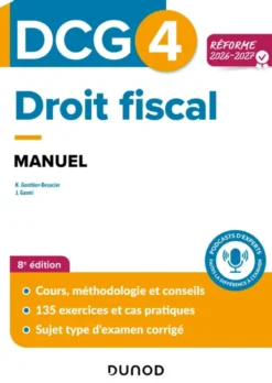 DCG 4 - Droit fiscal - Manuel - Réforme 2026-2027