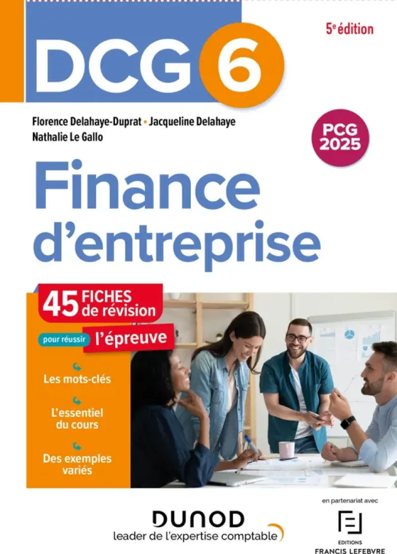DCG 6 - Finance d'entreprise - DCG 6DCG 6 Finance d'entreprise - Fiches de révision - 5e éd.