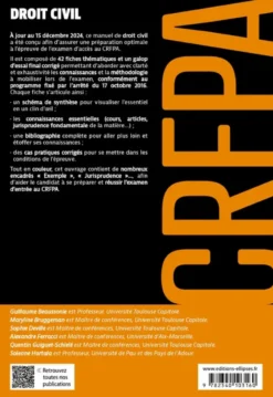 Droit civil - CRFPA 2025
