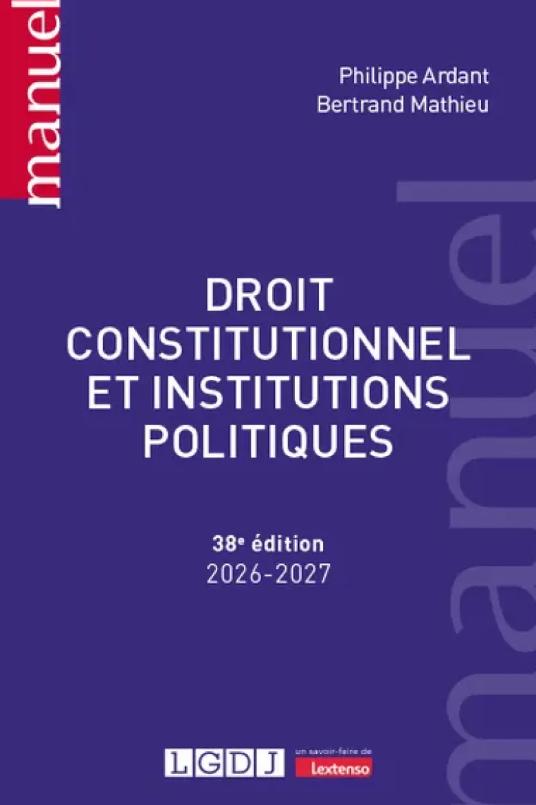 Droit constitutionnel et institutions politiques