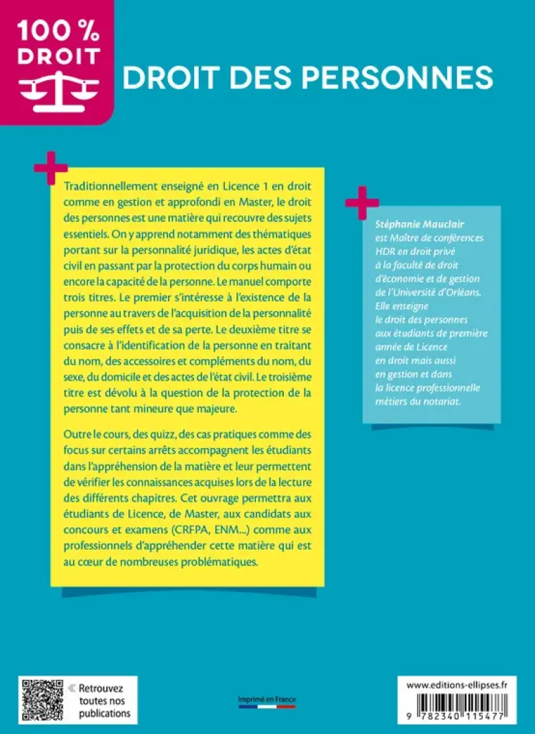 Droit des personnes