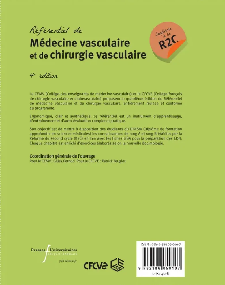 EDN référentiel de médecine vasculaire et de chirurgie vasculaire