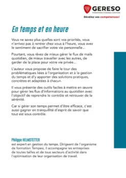 En temps et en heure
