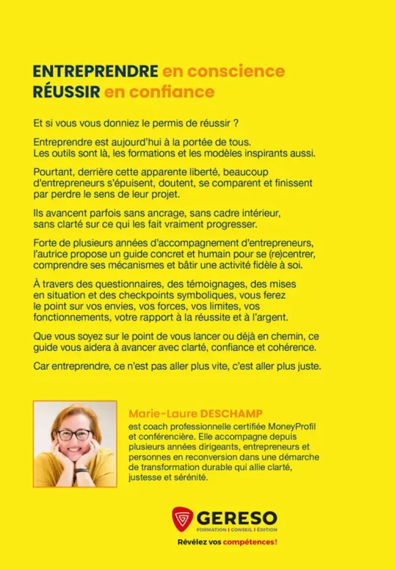 Entreprendre en conscience, réussir en confiance