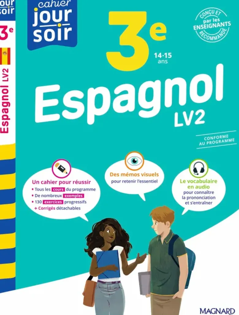 Espagnol 3e LV2 - Cahier Jour Soir