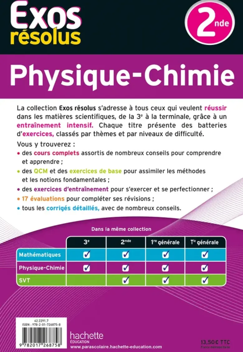 Exos Résolus - Physique-Chimie 2nde