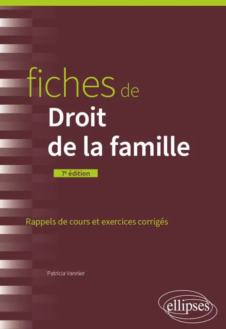 Fiches de Droit de la famille
