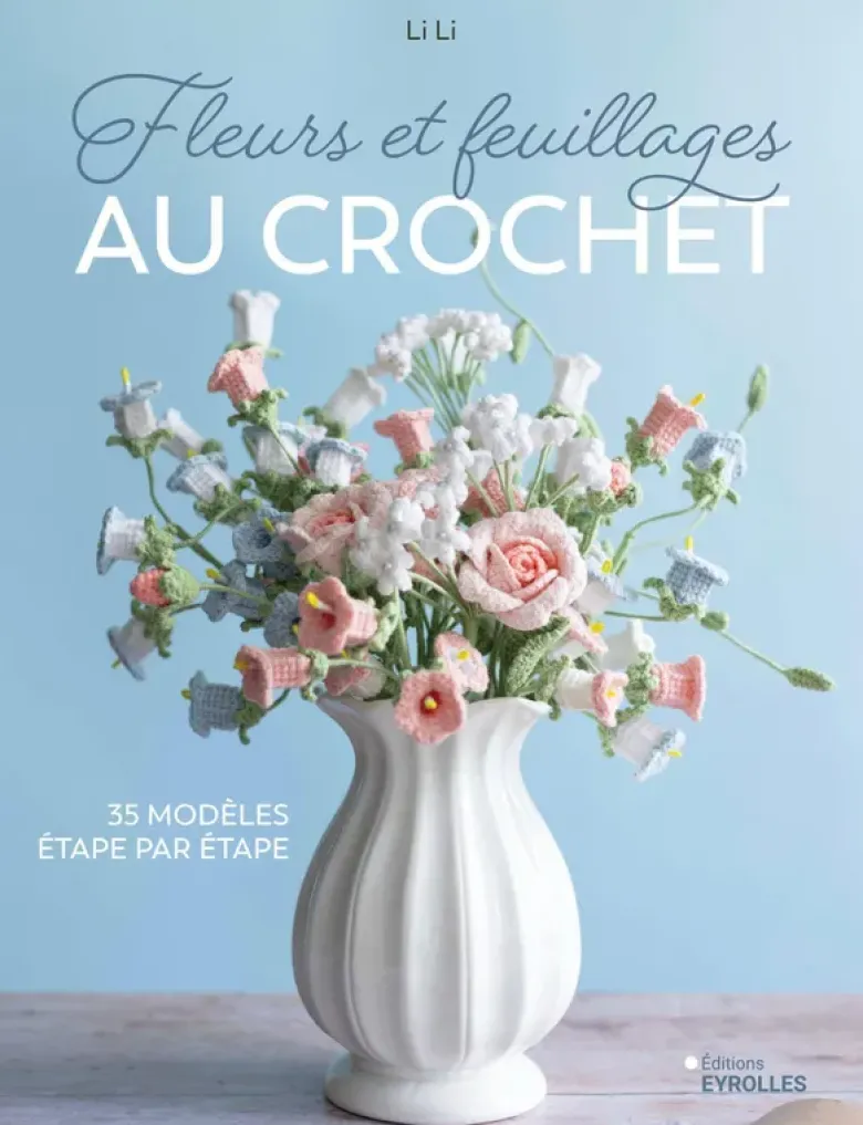 Fleurs et feuillages au crochet