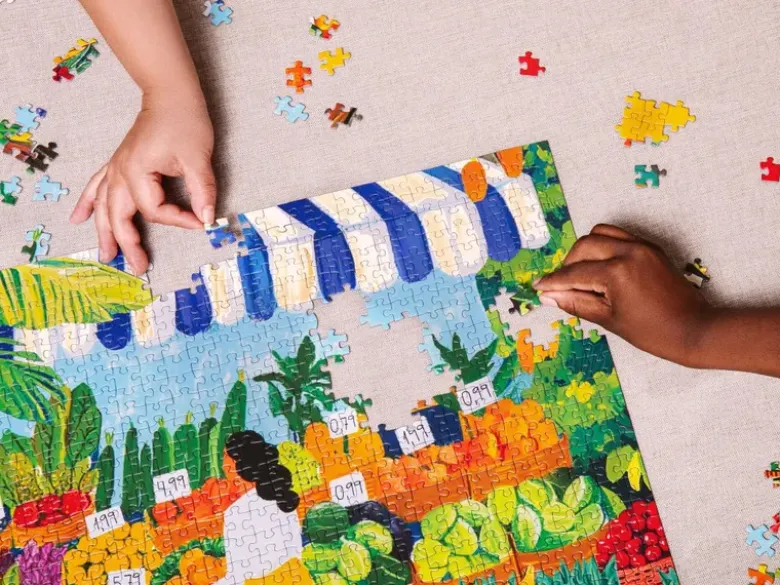 Fruit Market Par Studio Grand-Père Puzzle 1000 Pièces