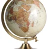 Globe Retro 18 Cm Antique Pied Laiton